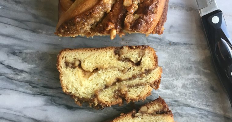 Walnut-Halva Babka