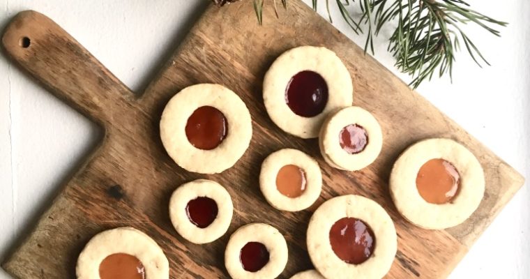 Linzertorte Cookies