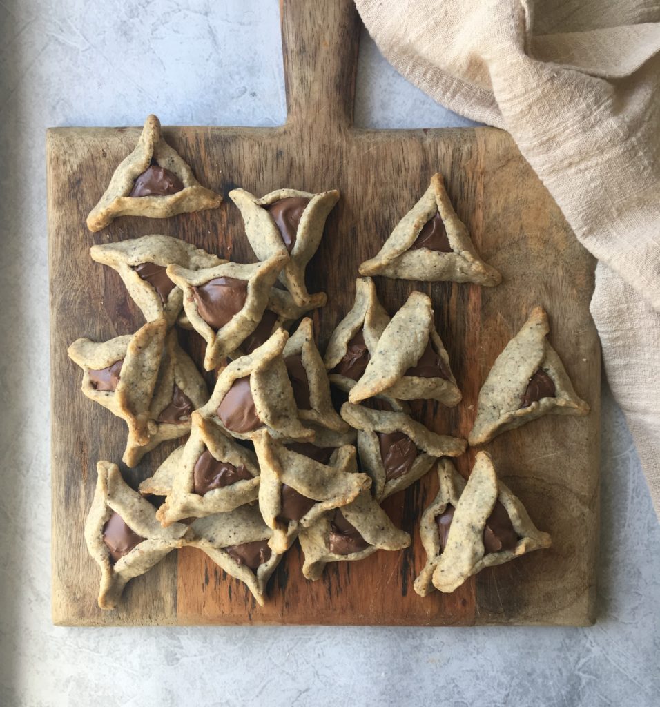 espresso hazelnut nutella hamantaschen.