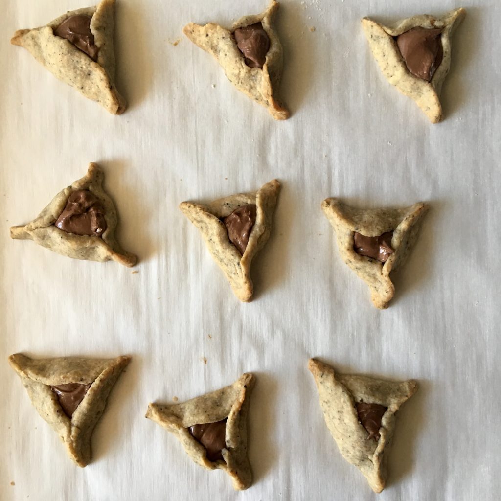 espresso hazelnut nutella hamantaschen