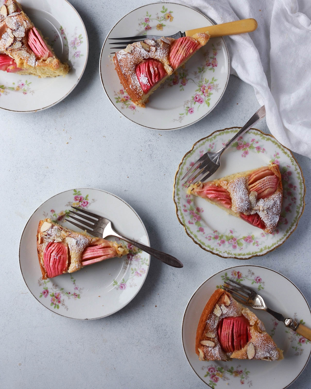 MapleAlmond Sunken Apple Cake Pastry and Prose