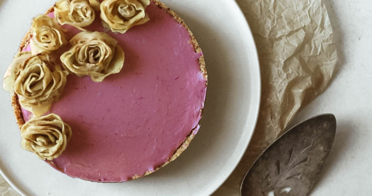 Purple Sweet Potato Mini Cheesecake