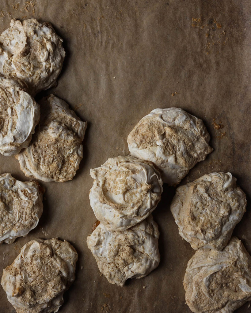 halva and tahini forgotten cookies