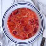 blood orange upside down cake