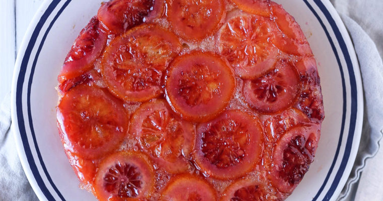 My Favorite Blood Orange Upside Down Cake